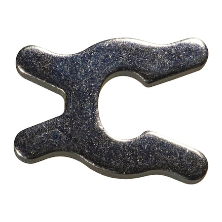 Midwest Fastener X-Washer Split Retaining Ring, Steel, Plain Finish, 10 PK 932605